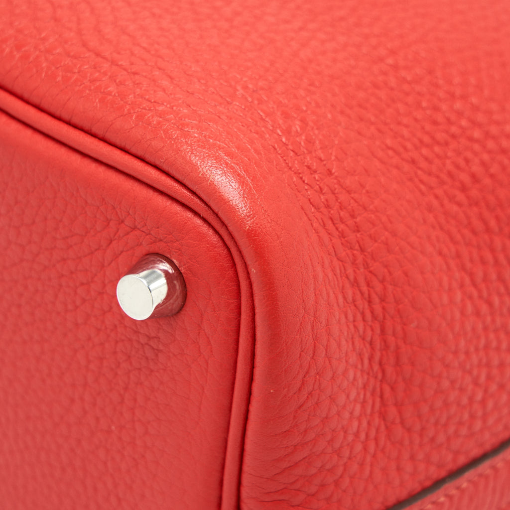 HERMES PICOTIN 18 LOCK BAG ROUGE TOMATE SHW