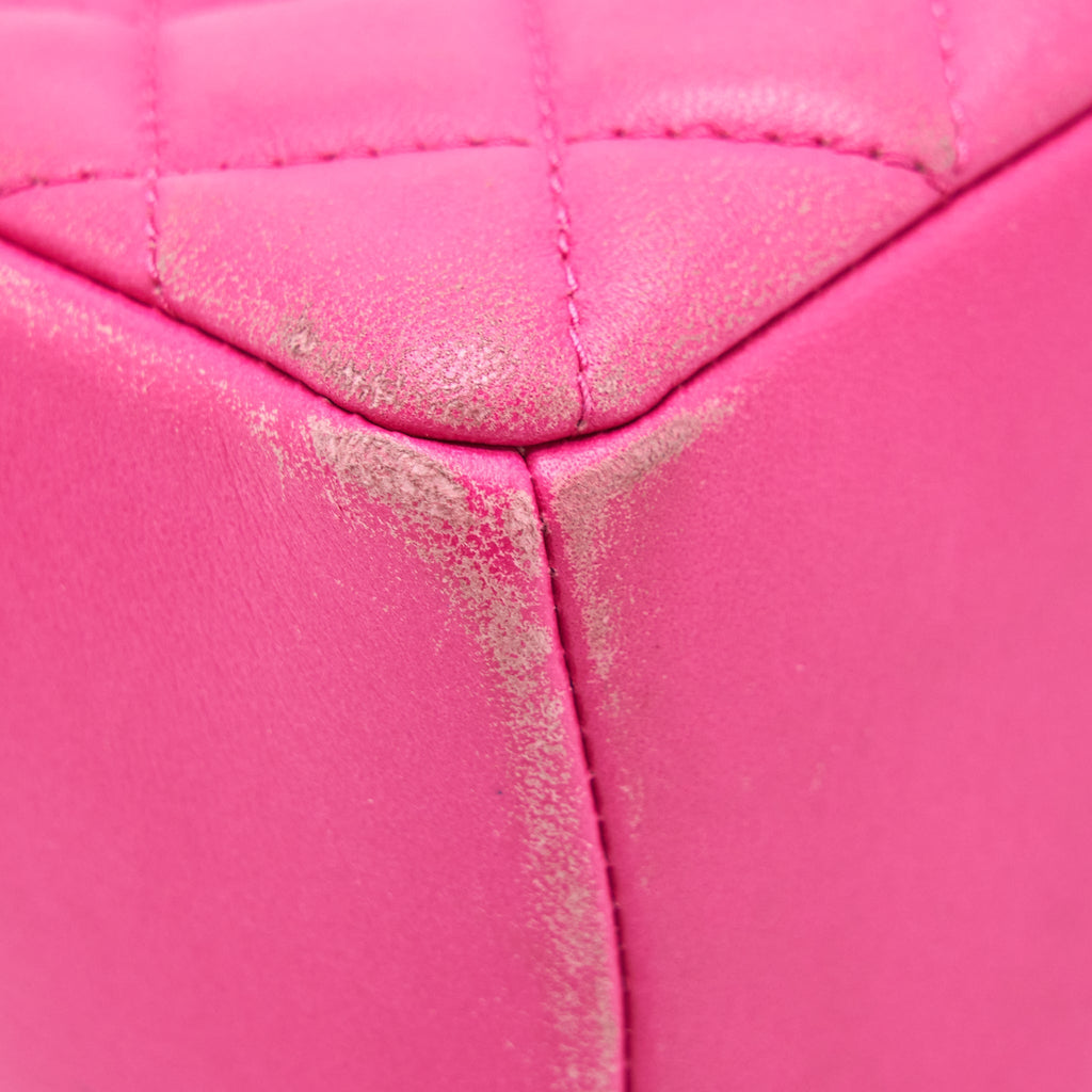 CHANEL QUILTED FLAP BAG LAMBSKIN PINK GHW