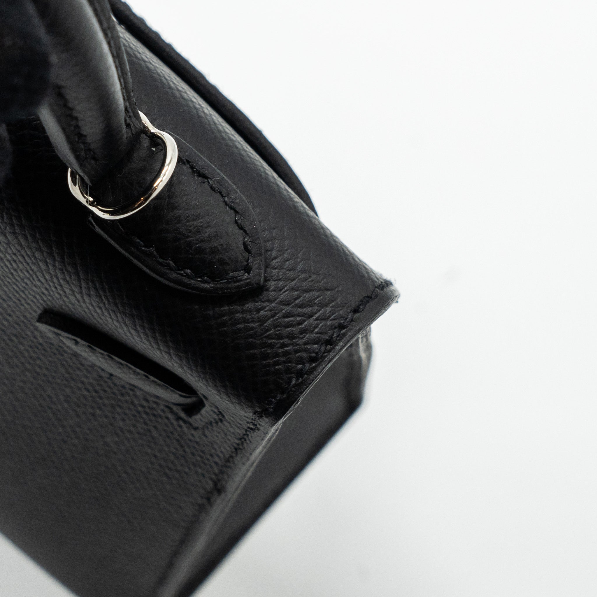 HERMES MINI KELLY EPSOM BLACK SHW