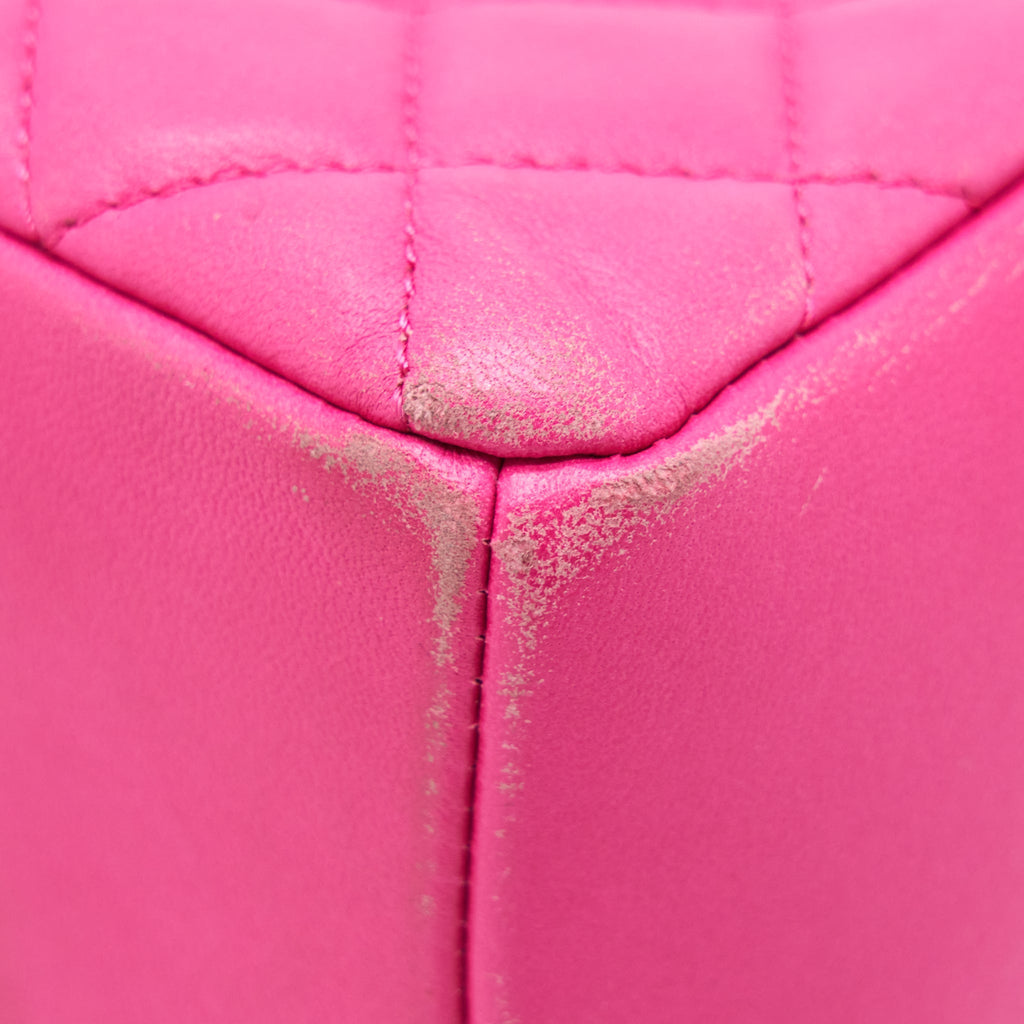 CHANEL QUILTED FLAP BAG LAMBSKIN PINK GHW