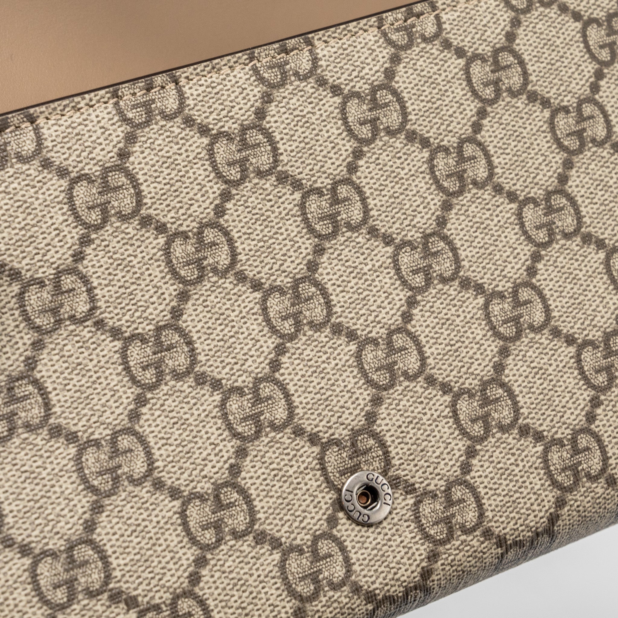 GUCCI DIONYSUS WALLET ON CHAIN GG SUPREME CANVAS SHW