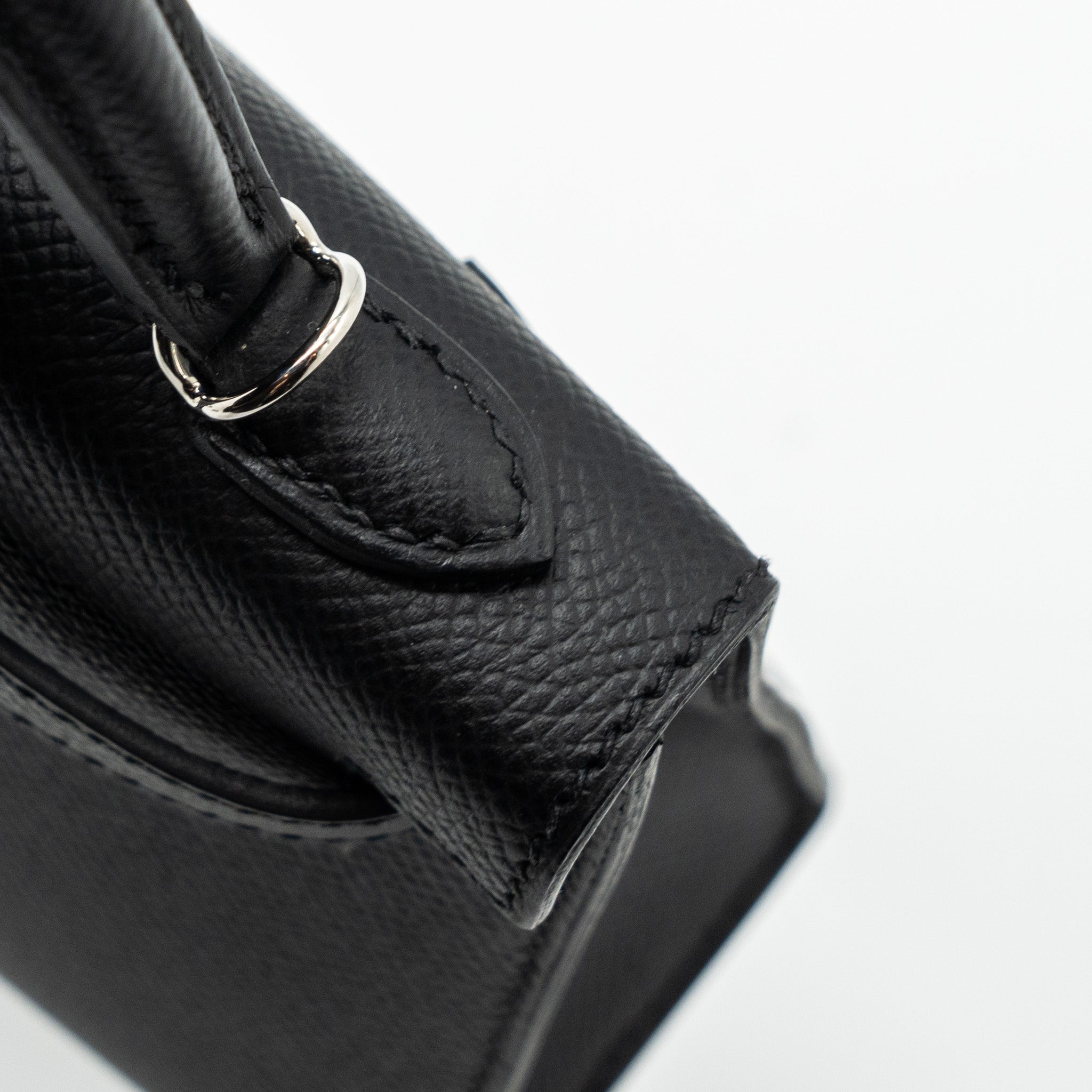 HERMES MINI KELLY EPSOM BLACK SHW