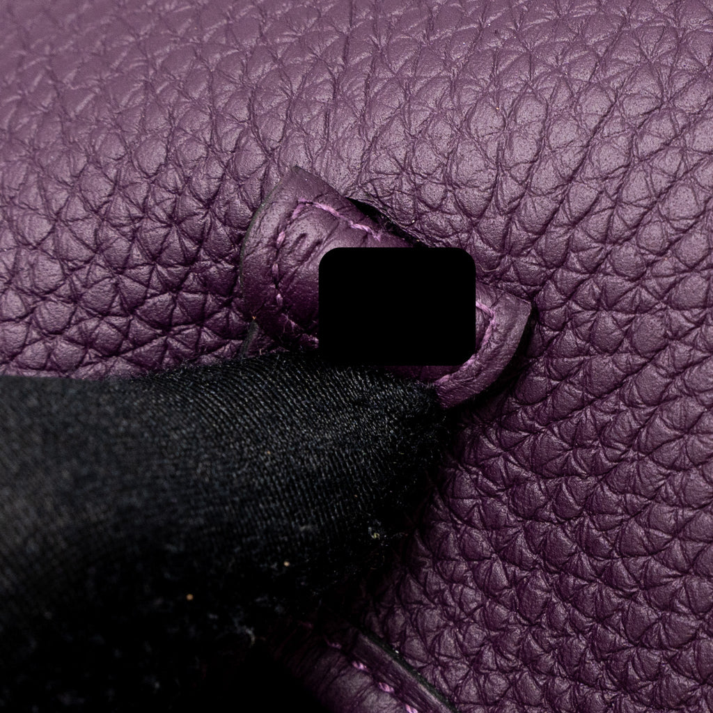 HERMES MINI EVELYNE CLEMENCE CASSIS/ROUGE GRENAT SHW
