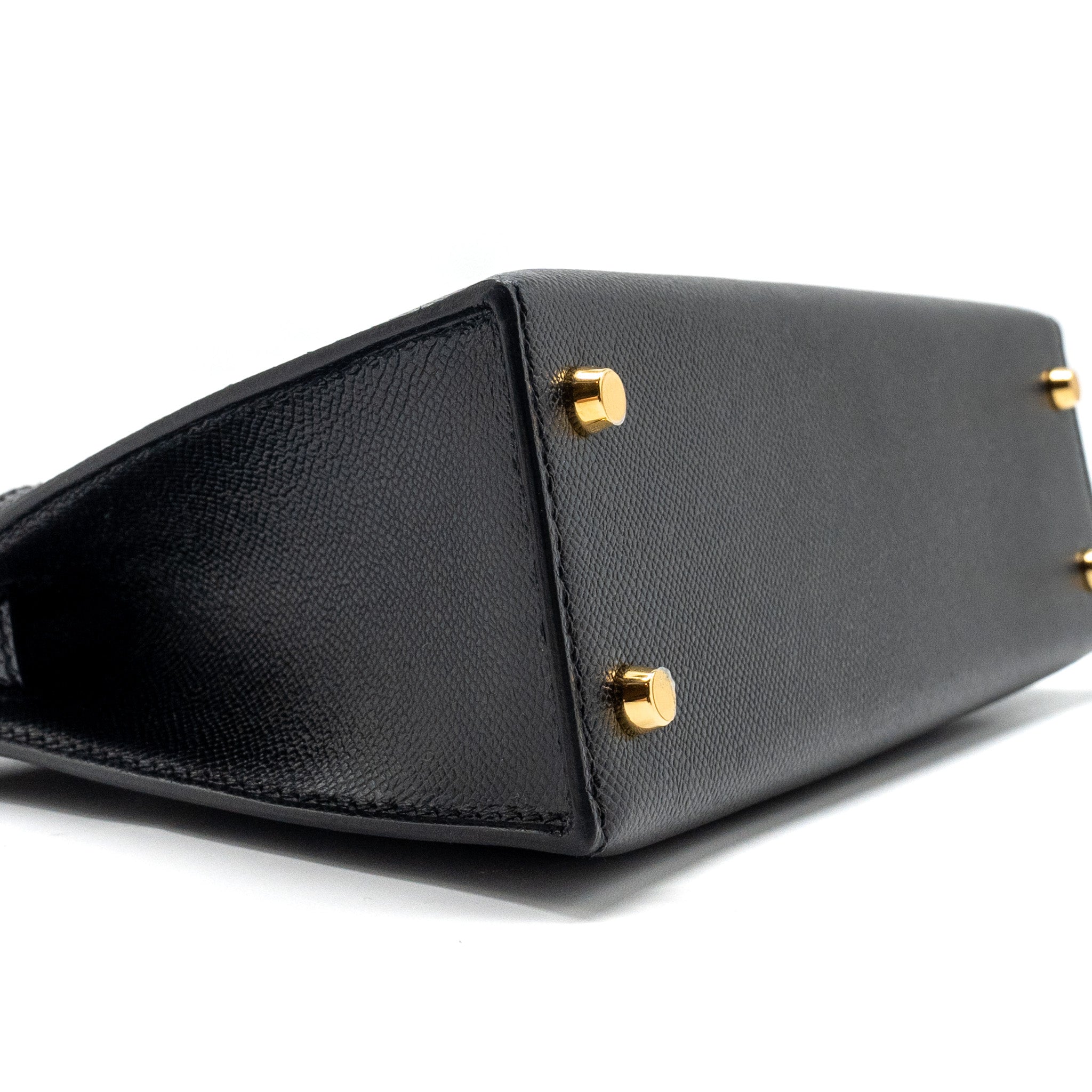 HERMES MINI KELLY II MADAME/LIZARD TOUCH BLACK GHW
