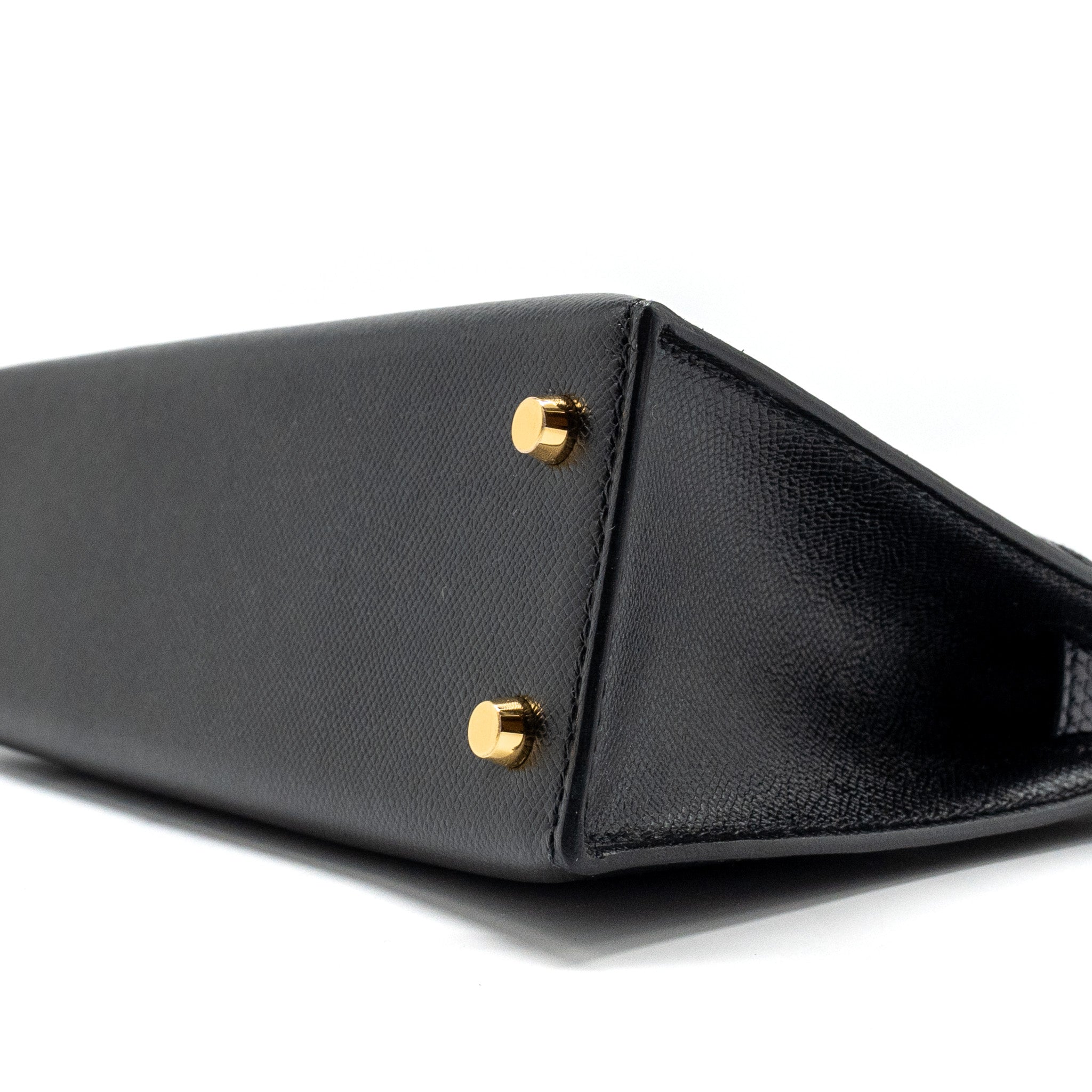 HERMES MINI KELLY II MADAME/LIZARD TOUCH BLACK GHW