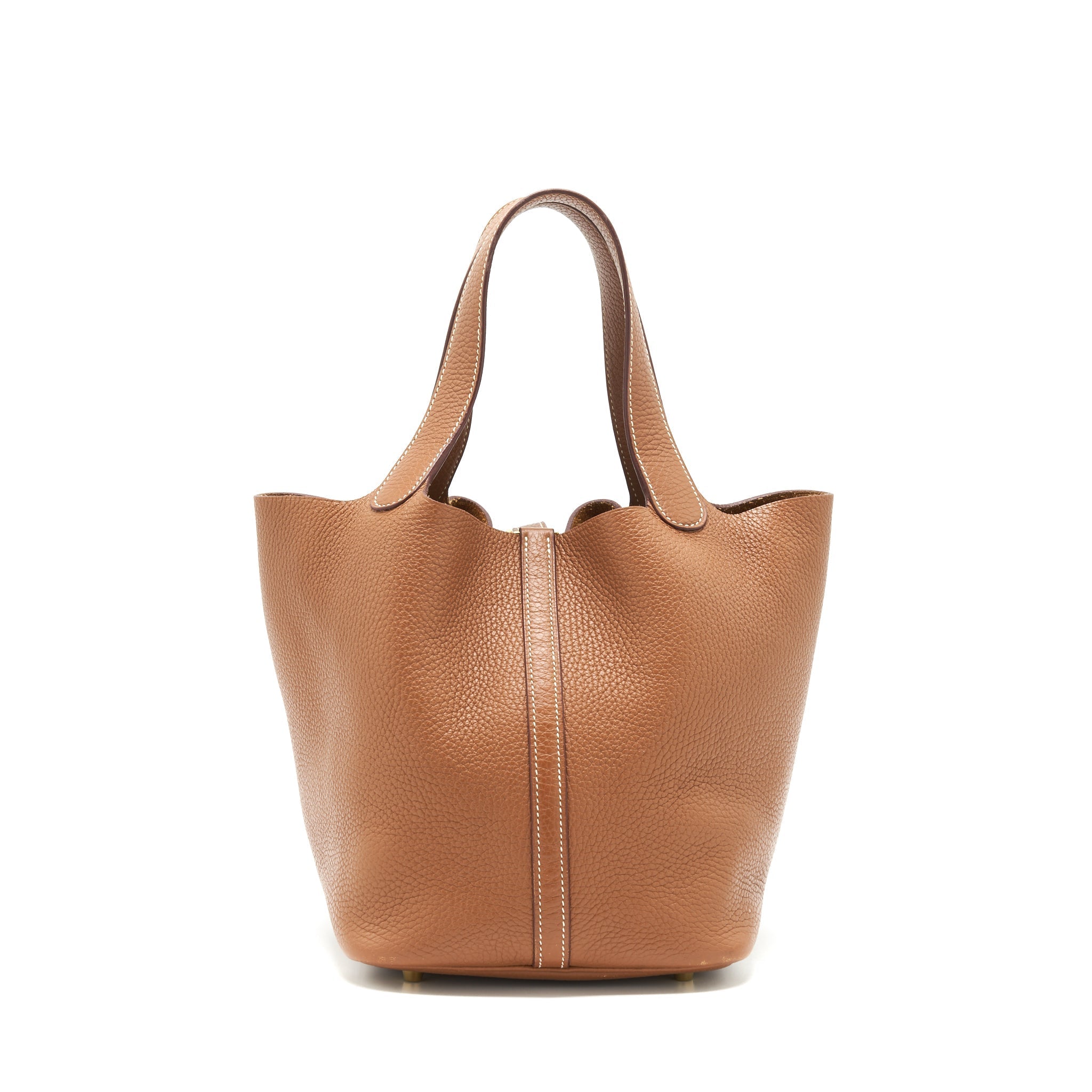 HERMES PICOTIN 22 LOCK BAG GOLD GHW