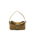 FENDI VINTAGE NYLON BAGUETTE BAG LIGHT BROWN SHW