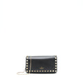 VALENTINO ROCKSTUD MINI FLAP CROSSBODY BAG BLACK LGHW