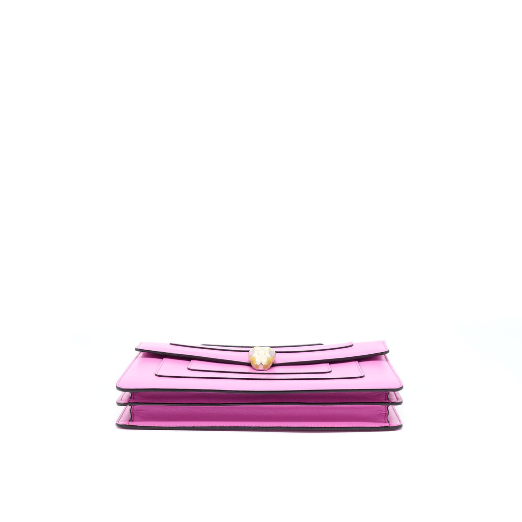 BVLGARI SERPENTI FOREVER SHOULDER BAG CALFSKIN PINK/PURPLE SHW