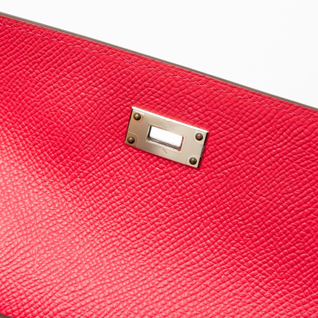HERMES KELLY LONG WALLET EPSOM ROSE EXTREME SHW