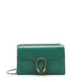 GUCCI DIONYSUS SMALL SHOULDER BAG GREEN WITH MULTICOLOUR HARDWARE