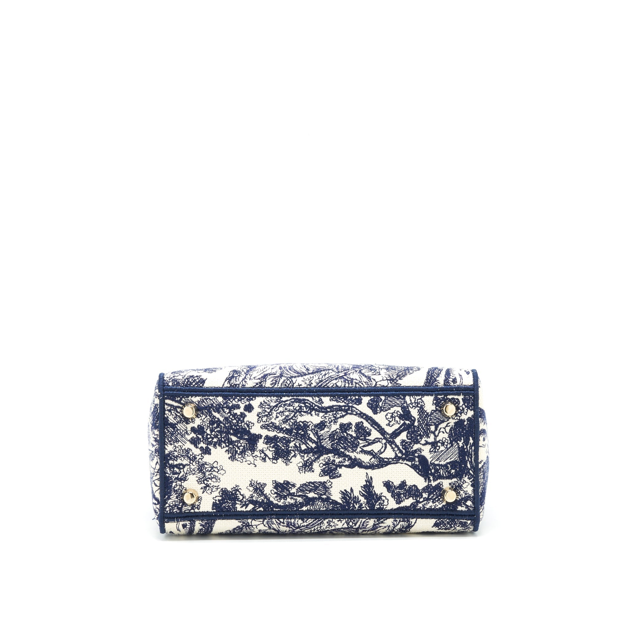 DIOR MEDIUM LADY DIOR D-LITE BAG NAVY GHW