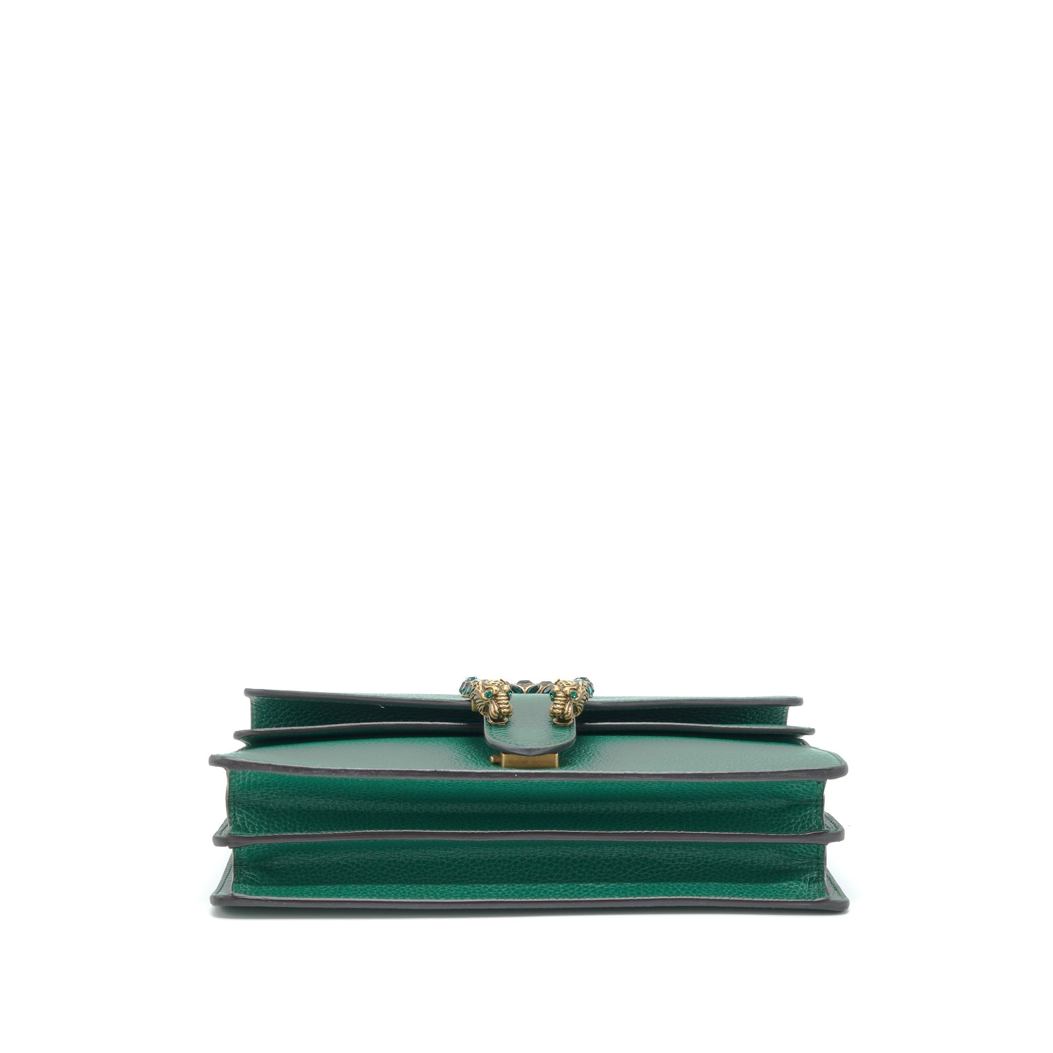 GUCCI DIONYSUS SMALL SHOULDER BAG GREEN WITH MULTICOLOUR HARDWARE