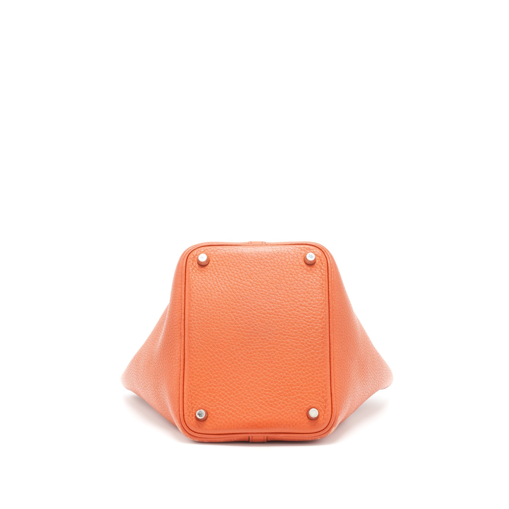 HERMES PICOTIN 18 LOCK BAG ORANGE SHW
