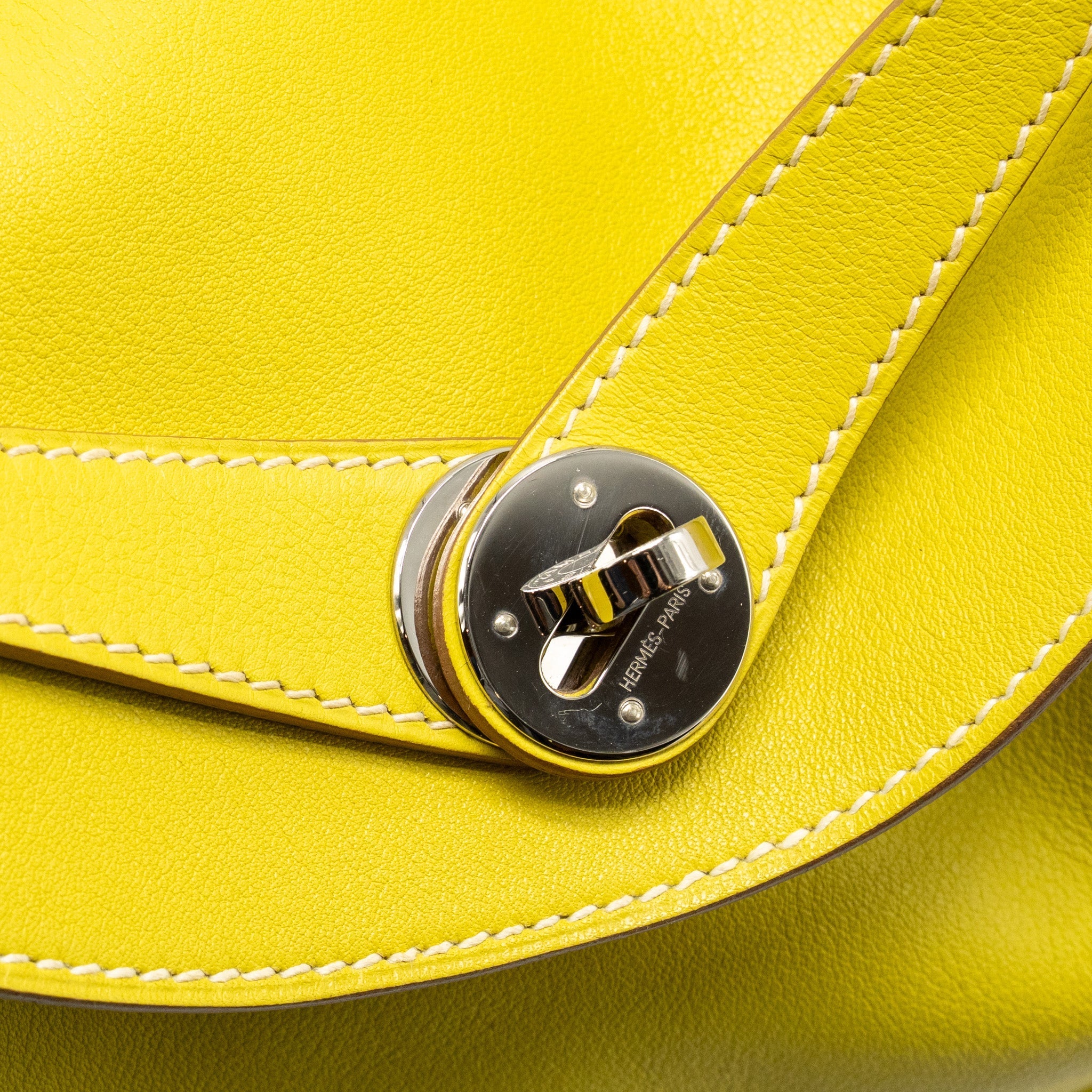 HERMES LINDY 30 SWIFT LIME SHW SQUARE O