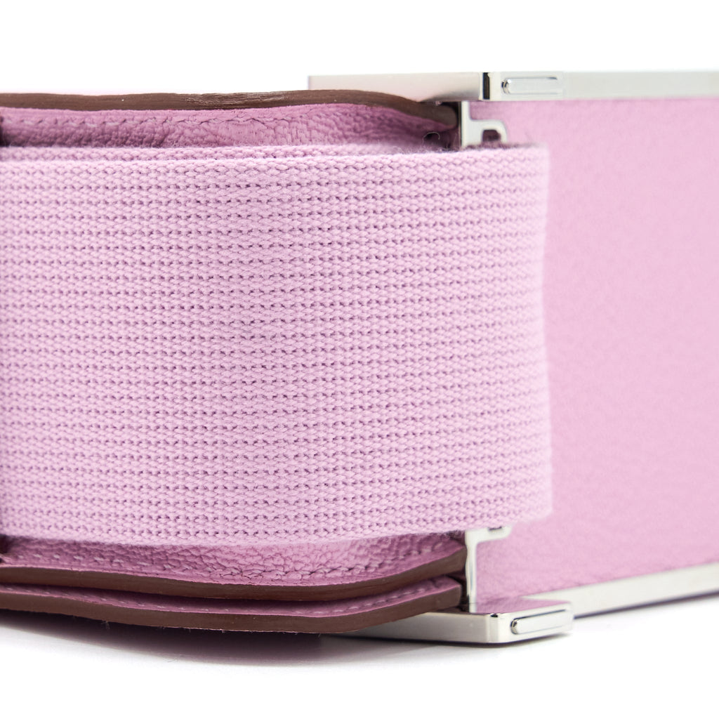 HERMES GETA CHÈVRE MYSORE MAUVE SYLVESTRE SHW