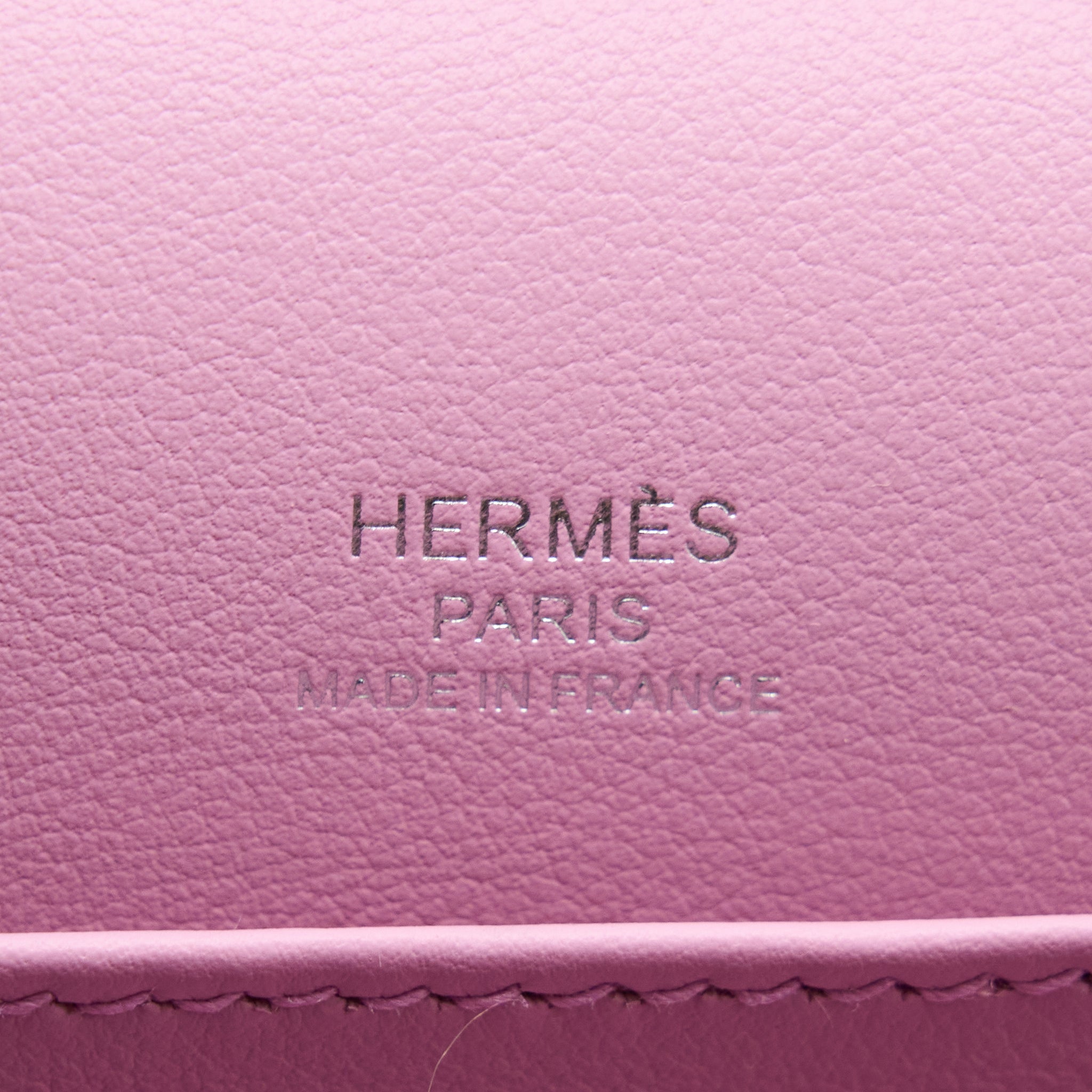 HERMES GETA CHÈVRE MYSORE MAUVE SYLVESTRE SHW