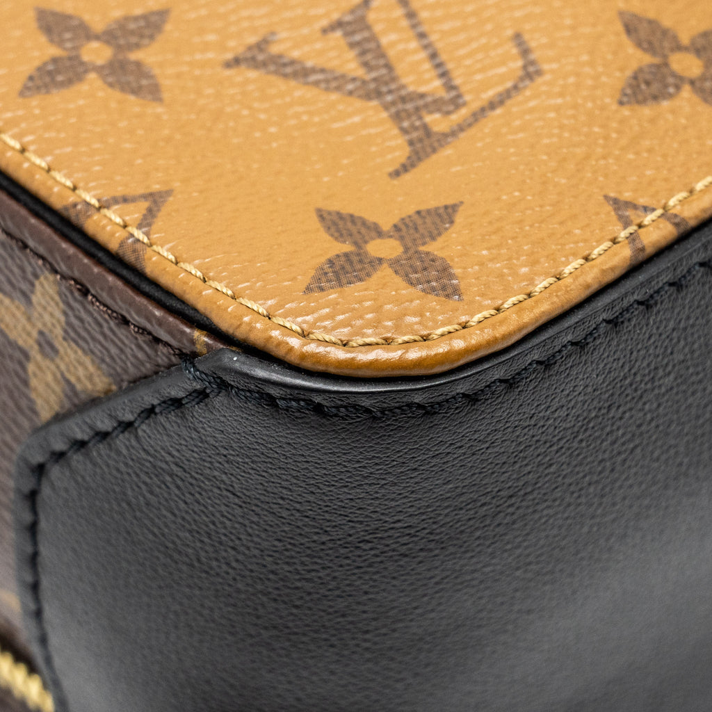 LOUIS VUITTON SQUARE BAG MONOGRAM REVERSE CANVAS GHW