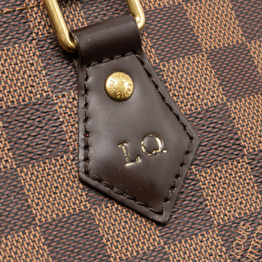 LOUIS VUITTON SPEEDY BANDOULIERE 30 DAMIER EBENE CANVAS GHW