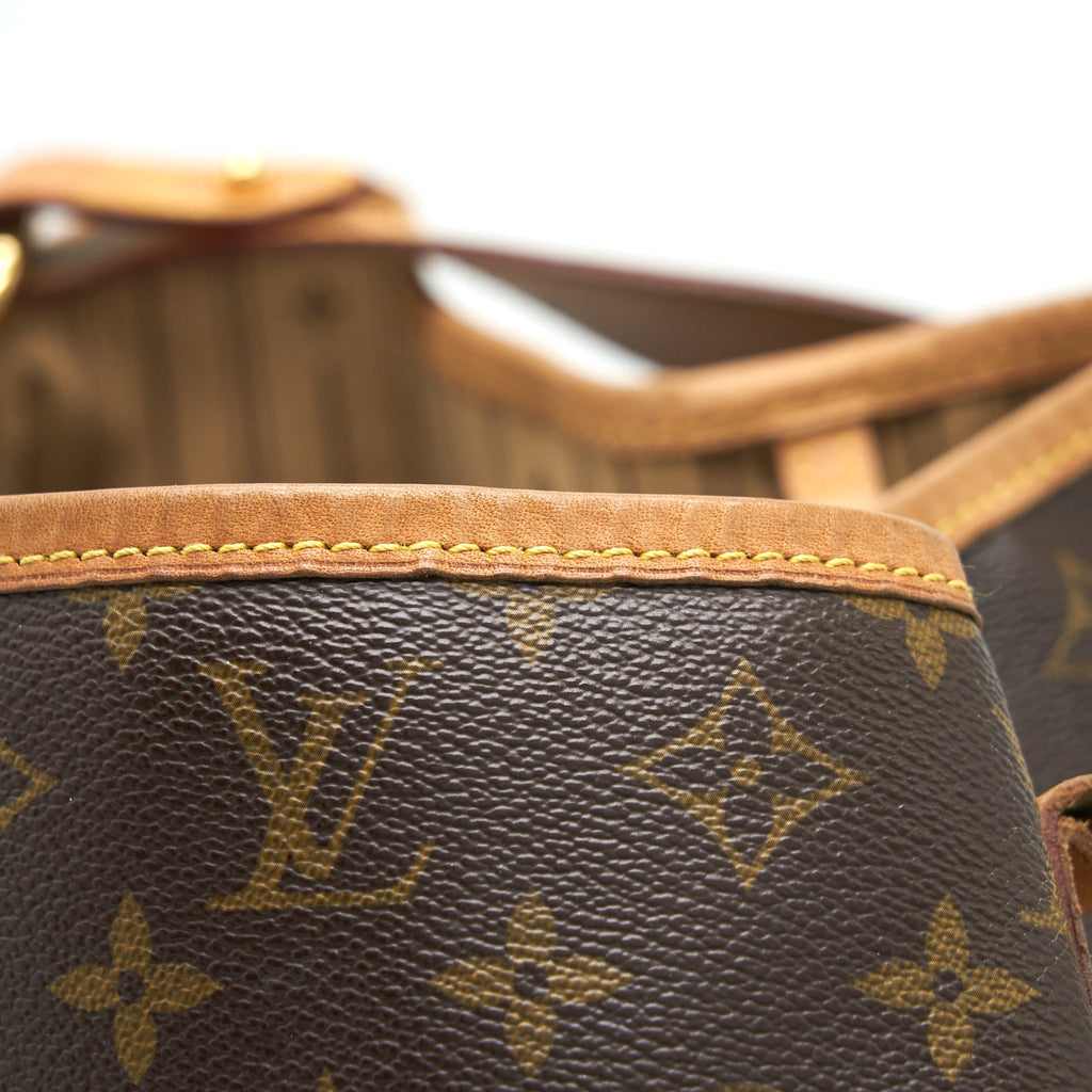 LOUIS VUITTON LARGE TOTE BAG MONOGRAM CANVAS GHW