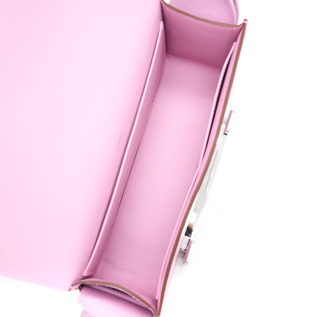 HERMES GETA CHÈVRE MYSORE MAUVE SYLVESTRE SHW