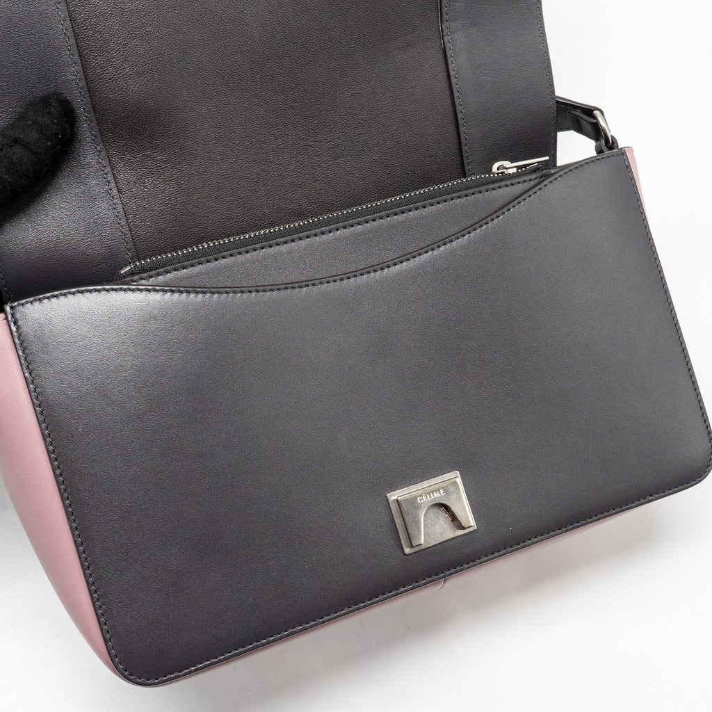 CELINE FRAME BAG CALFSKIN PINK/GREY SHW