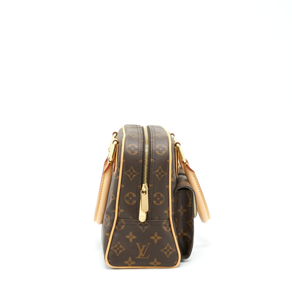 LOUIS VUITTON TOP HANDLE TOTE BAG MONOGRAM CANVAS GHW