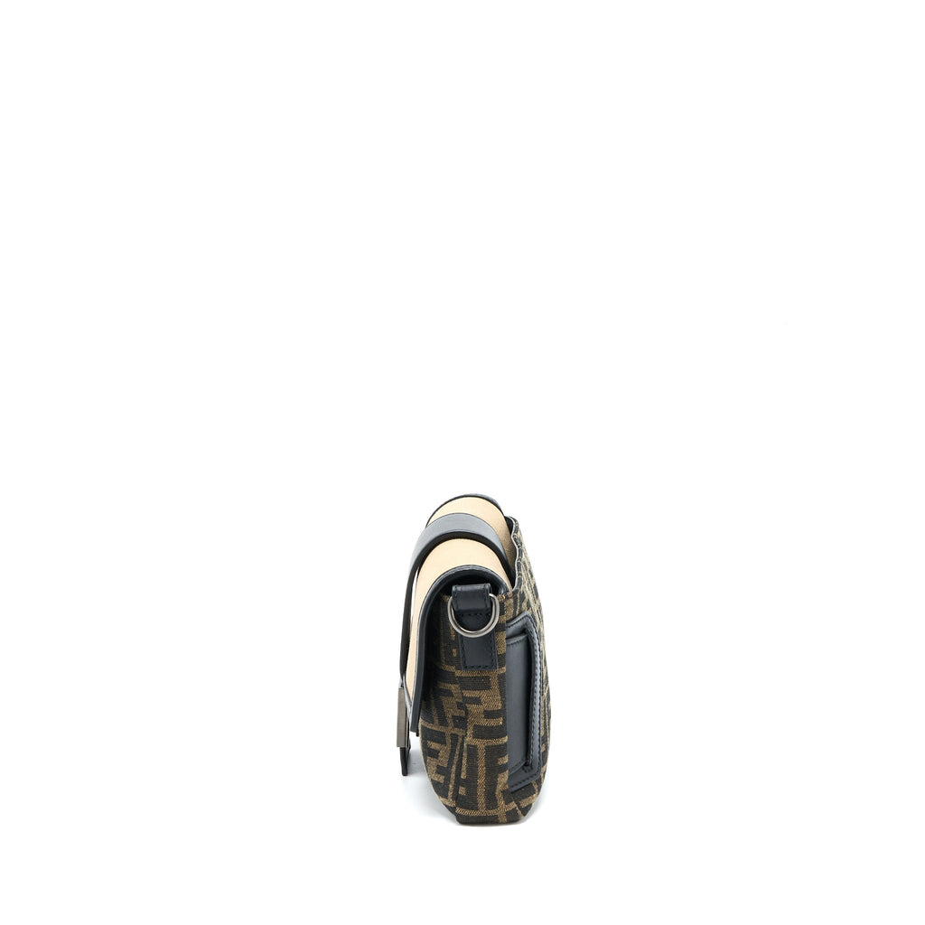 FENDI REGULAR BAGUETTE BAG FF JACQUARD CANVAS MULTICOLOUR SHW