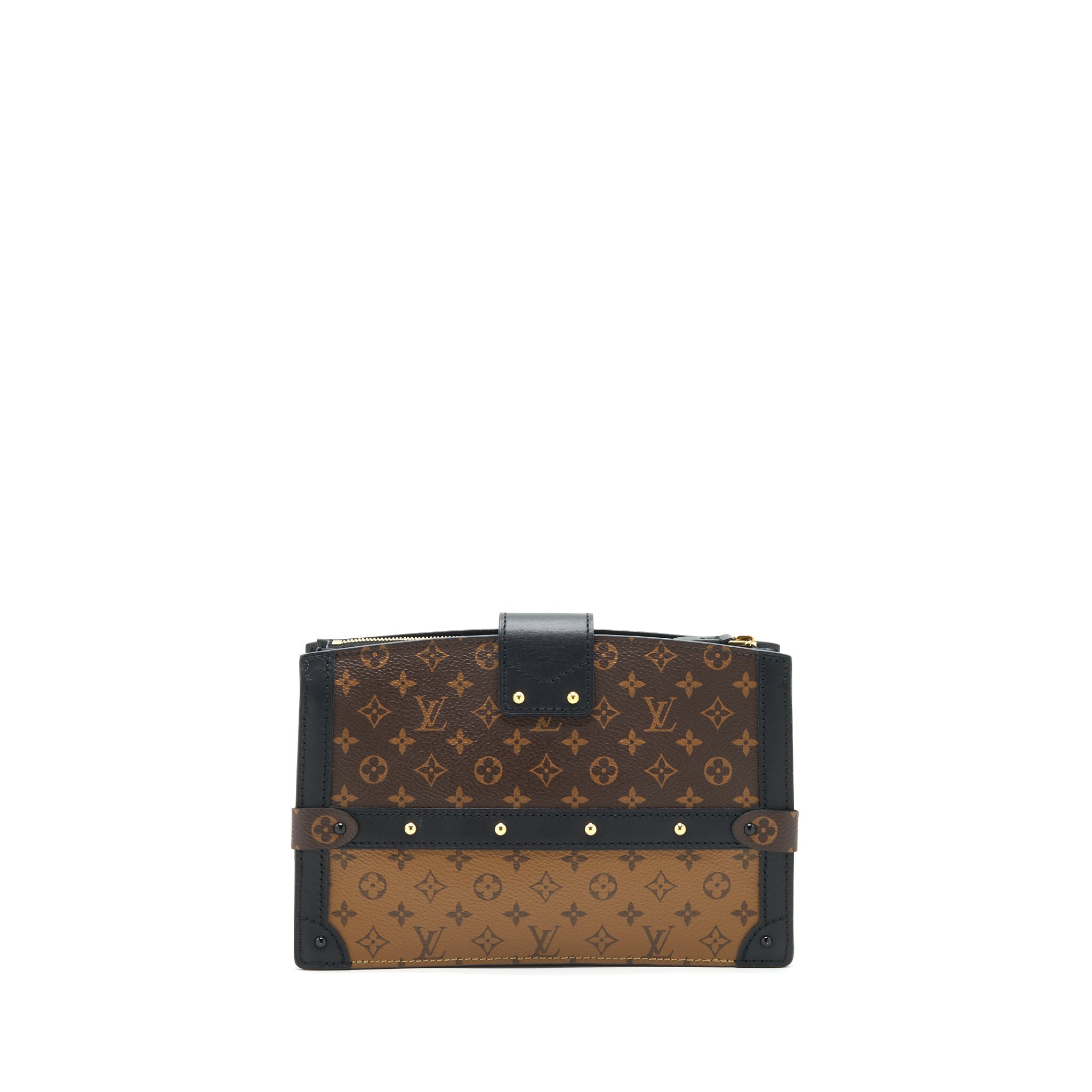 LOUIS VUITTON TRUNK CLUTCH BAG MONOGRAM