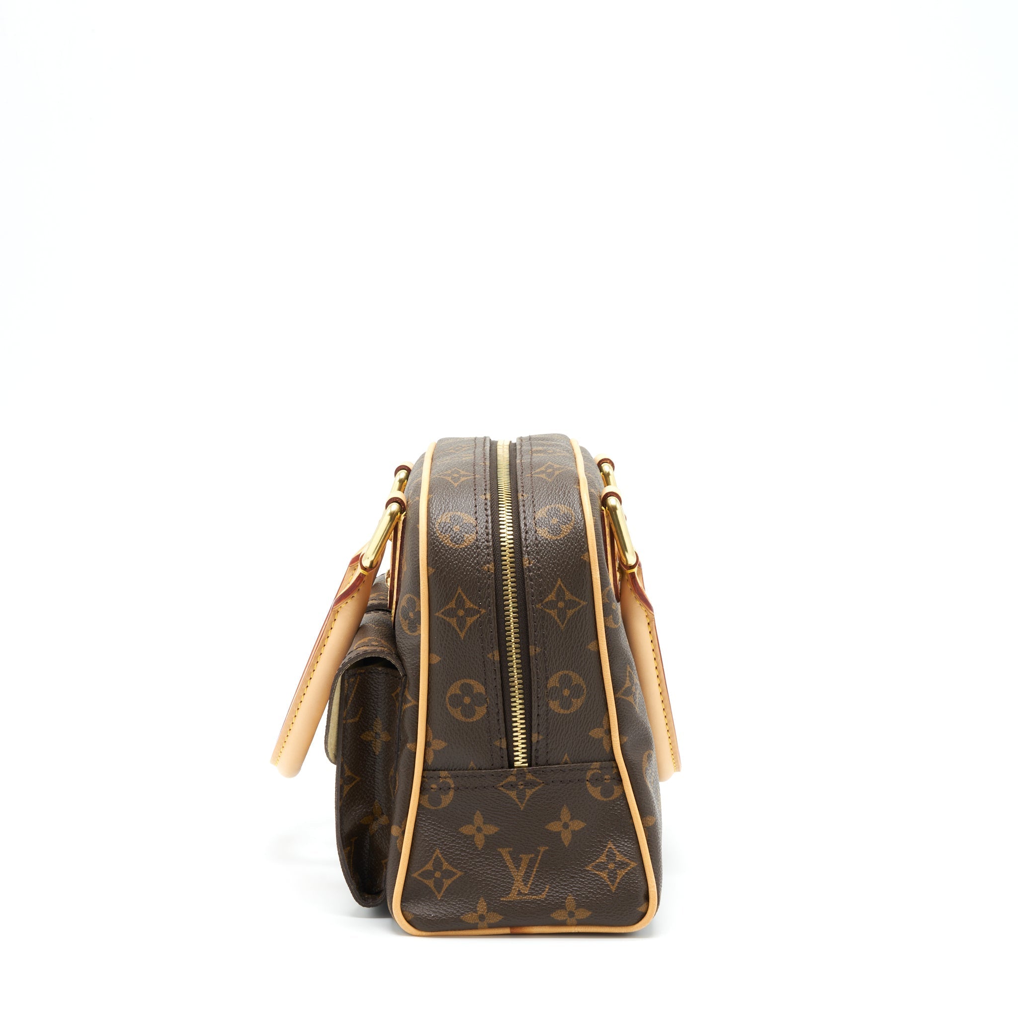 LOUIS VUITTON TOP HANDLE TOTE BAG MONOGRAM CANVAS GHW