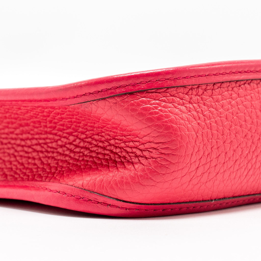 HERMES MINI EVELYNE CLEMENCE ROSE EXTREME SHW