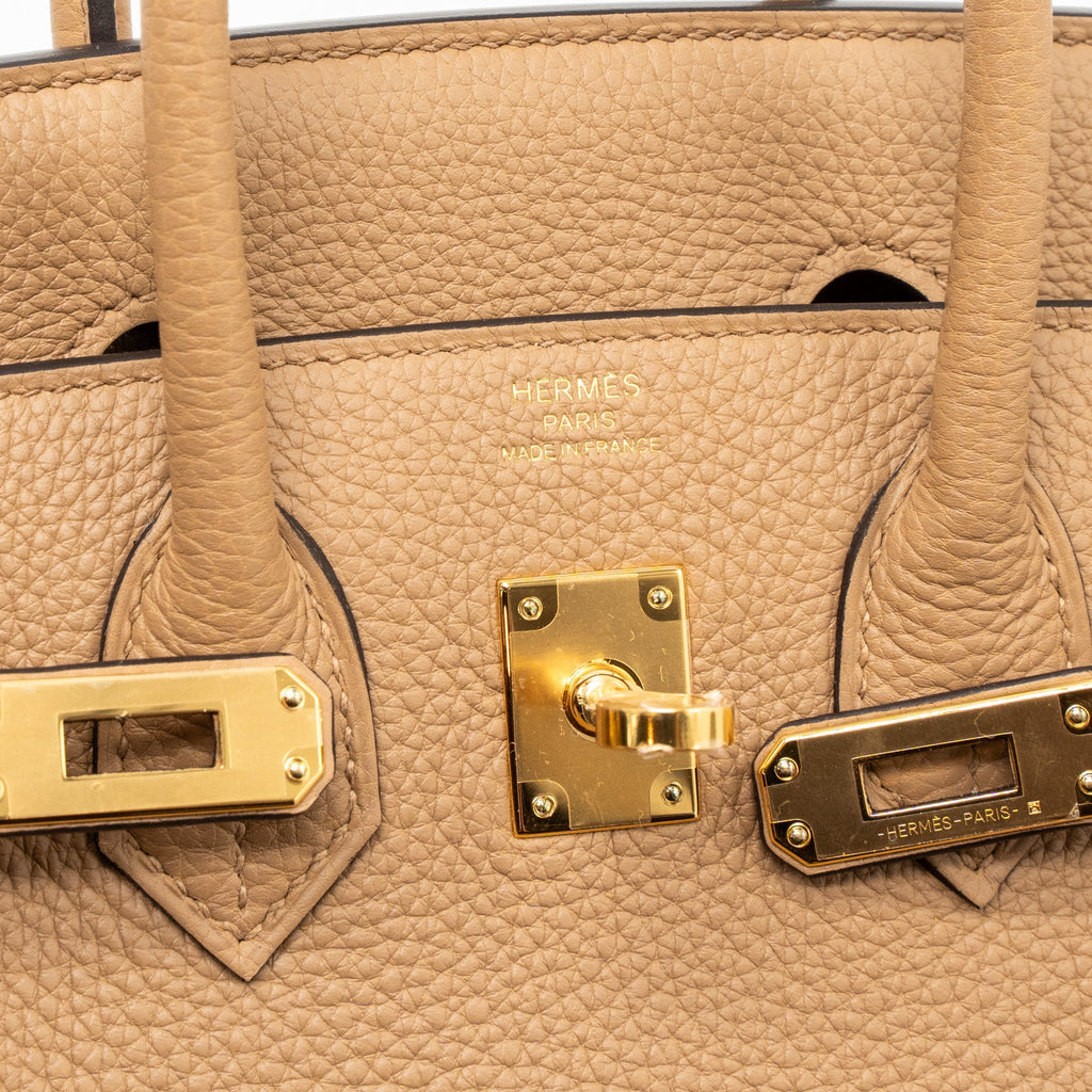 HERMES BIRKIN 25 TOGO 0M CHAI GHW