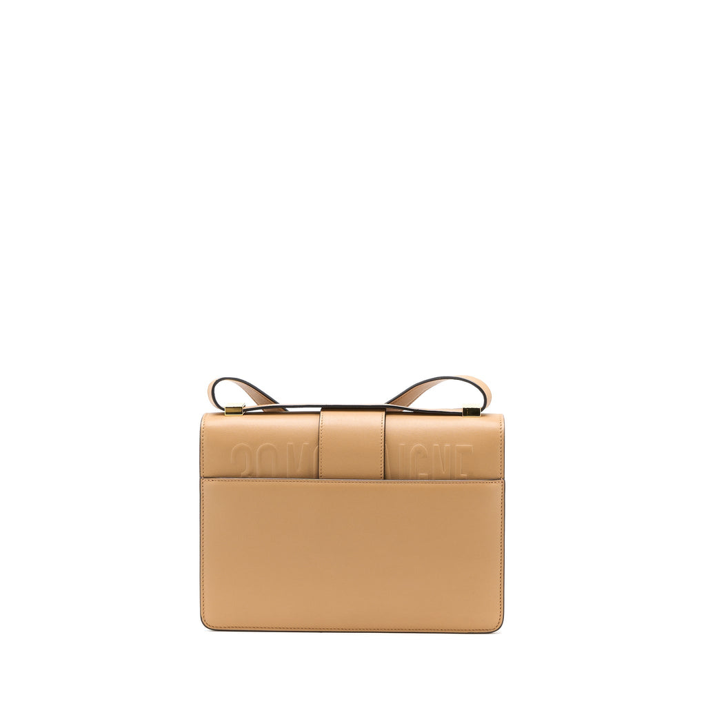 DIOR 30 MONTAIGNE MEDIUM BAG CALFSKIN DARK BEIGE GHW