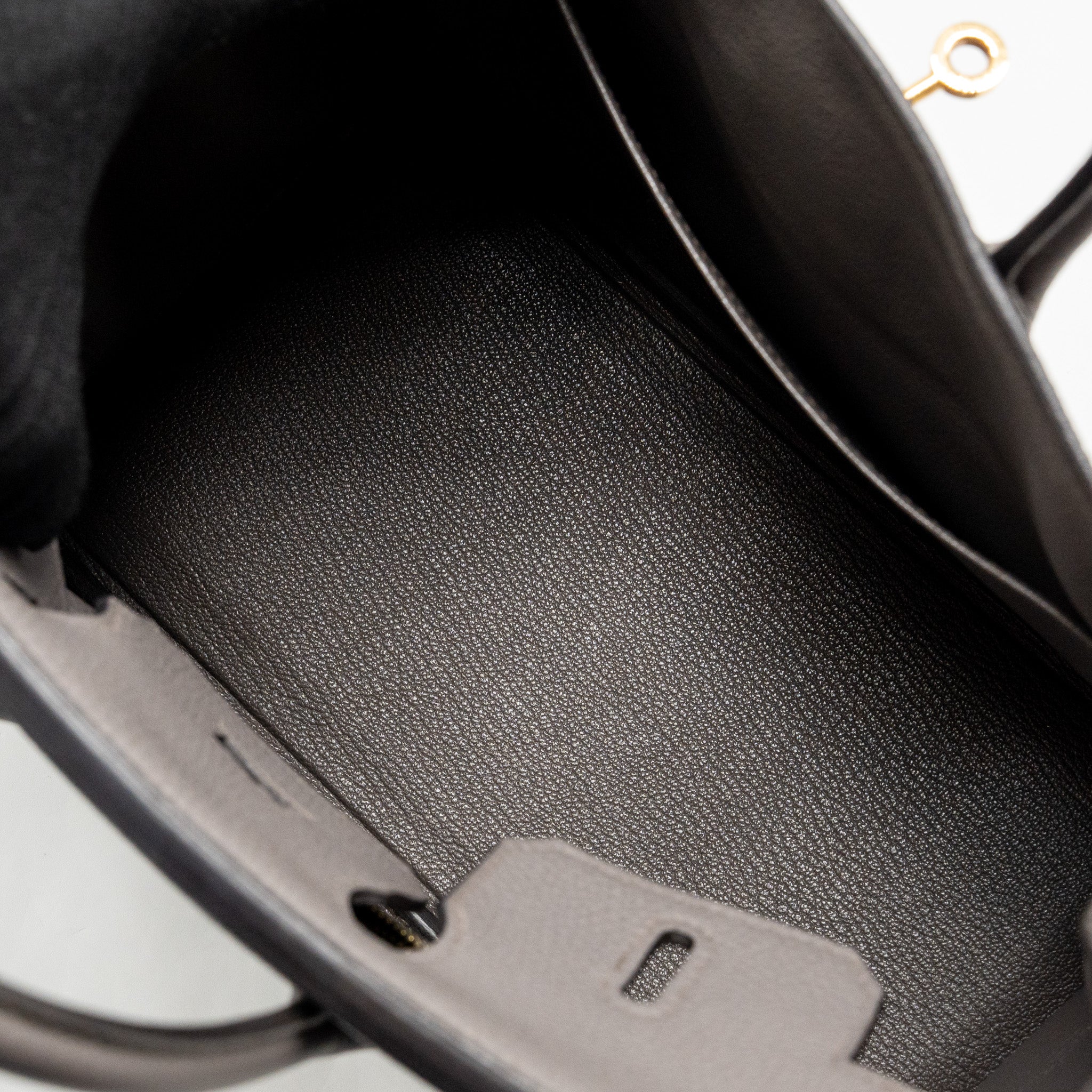 HERMES BIRKIN 25 TOGO GRIS ETAIN RGHW