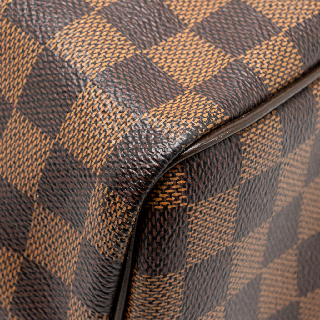LOUIS VUITTON SPEEDY 30 DAMIER EBENE CANVAS GHW
