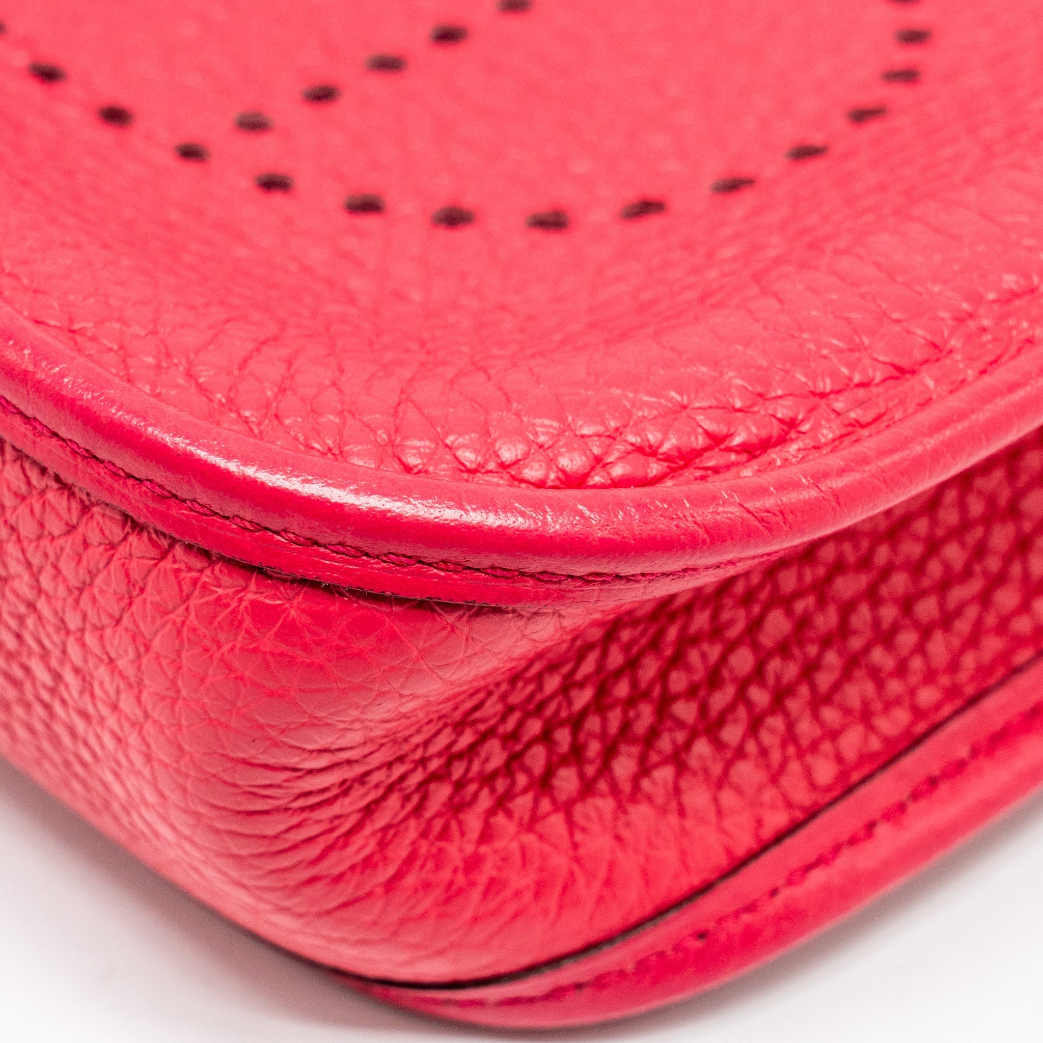 HERMES MINI EVELYNE CLEMENCE ROSE EXTREME SHW