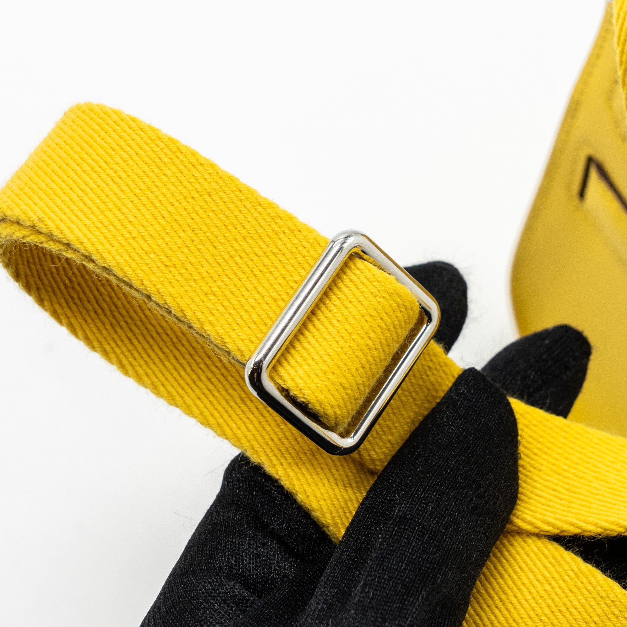 HERMES MINI JYPSIERE SWIFT/SANGLE WOOLY JAUNE NAPLES SHW