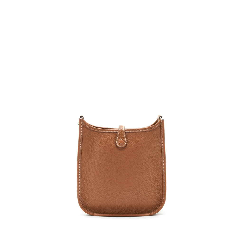 HERMES MINI EVELYNE CLEMENCE GOLD/ AMORE-BRIQUE SHW