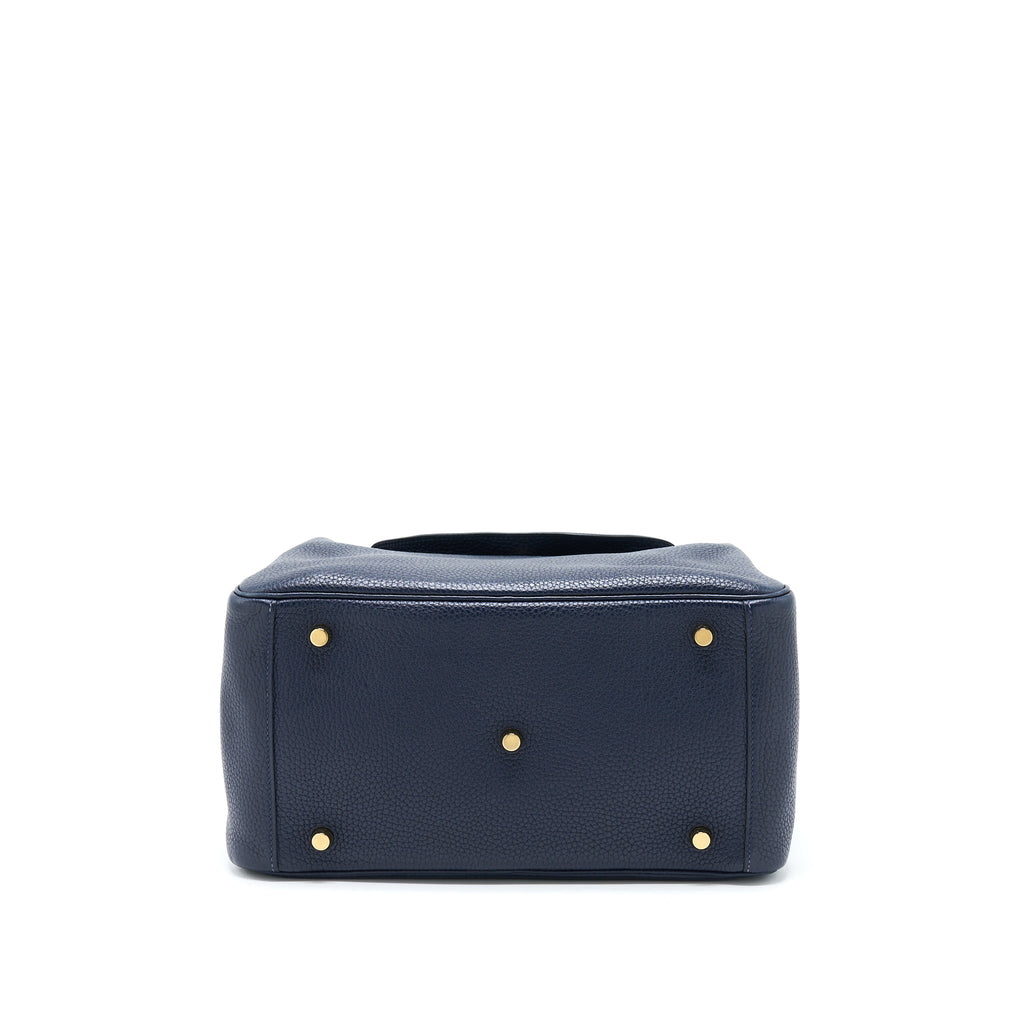 HERMES LINDY 30 CLEMENCE BLUE UNIT GHW