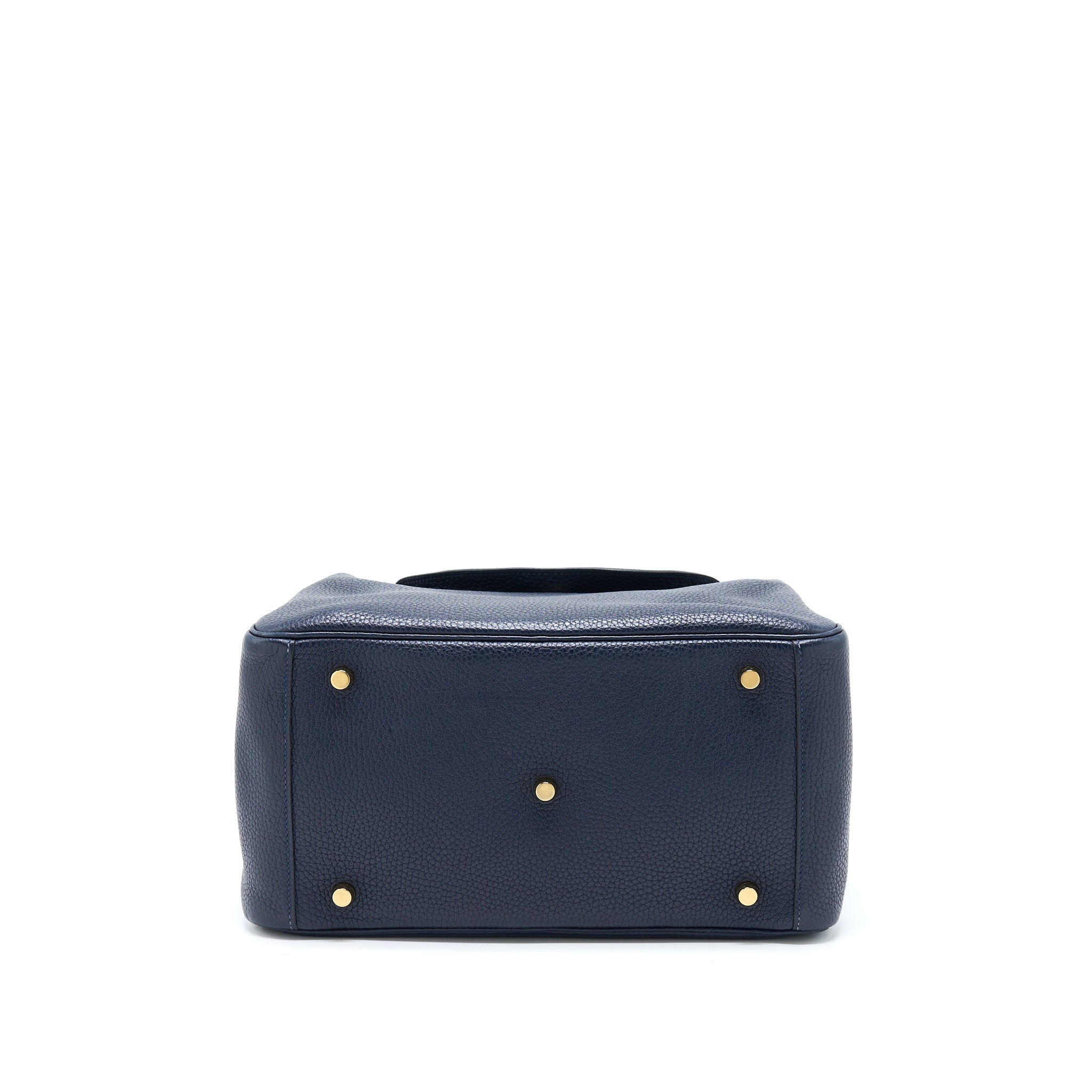 HERMES LINDY 30 CLEMENCE BLUE UNIT GHW