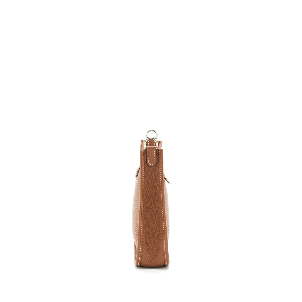 HERMES MINI EVELYNE CLEMENCE GOLD/ AMORE-BRIQUE SHW