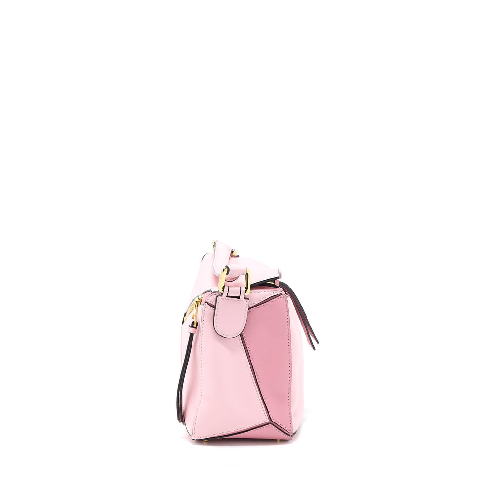 LOEWE SMALL PUZZLE BAG CALFSKIN MULTICOLOUR BLOCK GHW