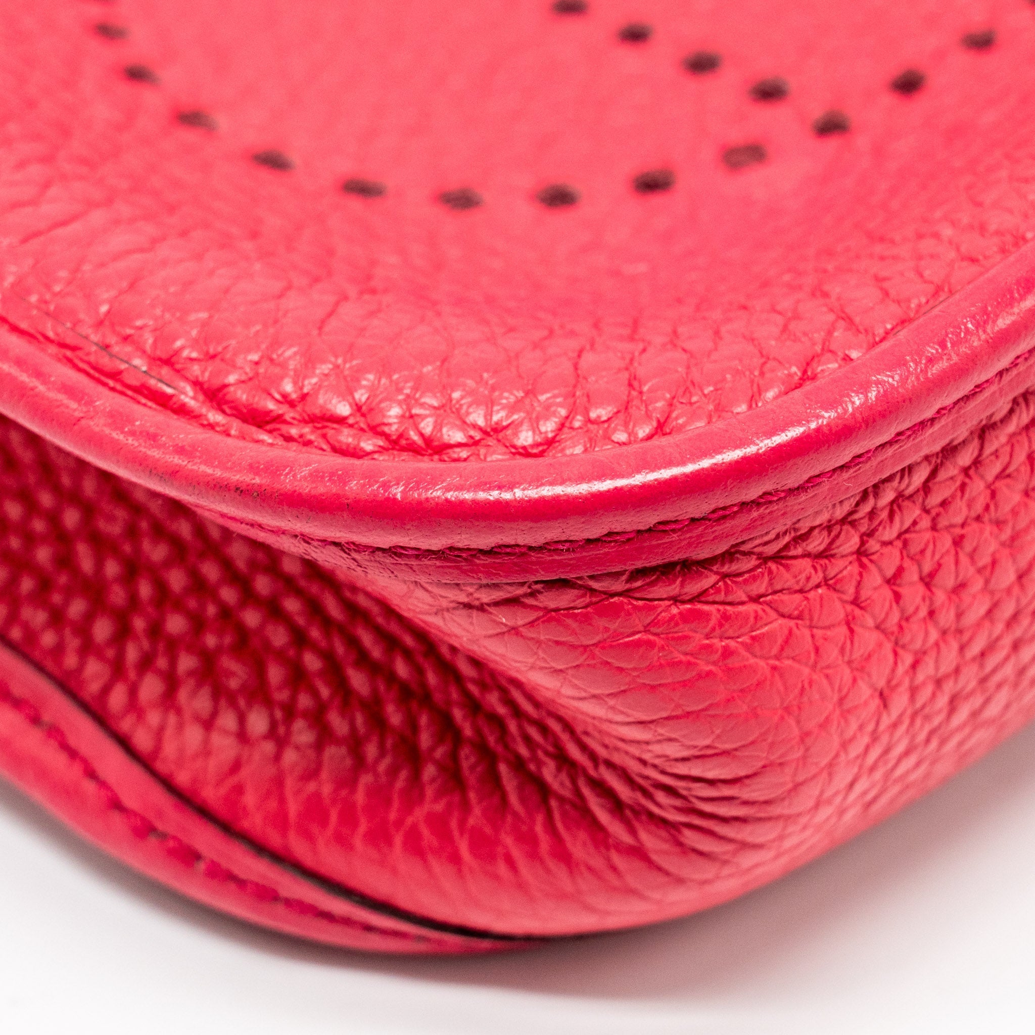 HERMES MINI EVELYNE CLEMENCE ROSE EXTREME SHW