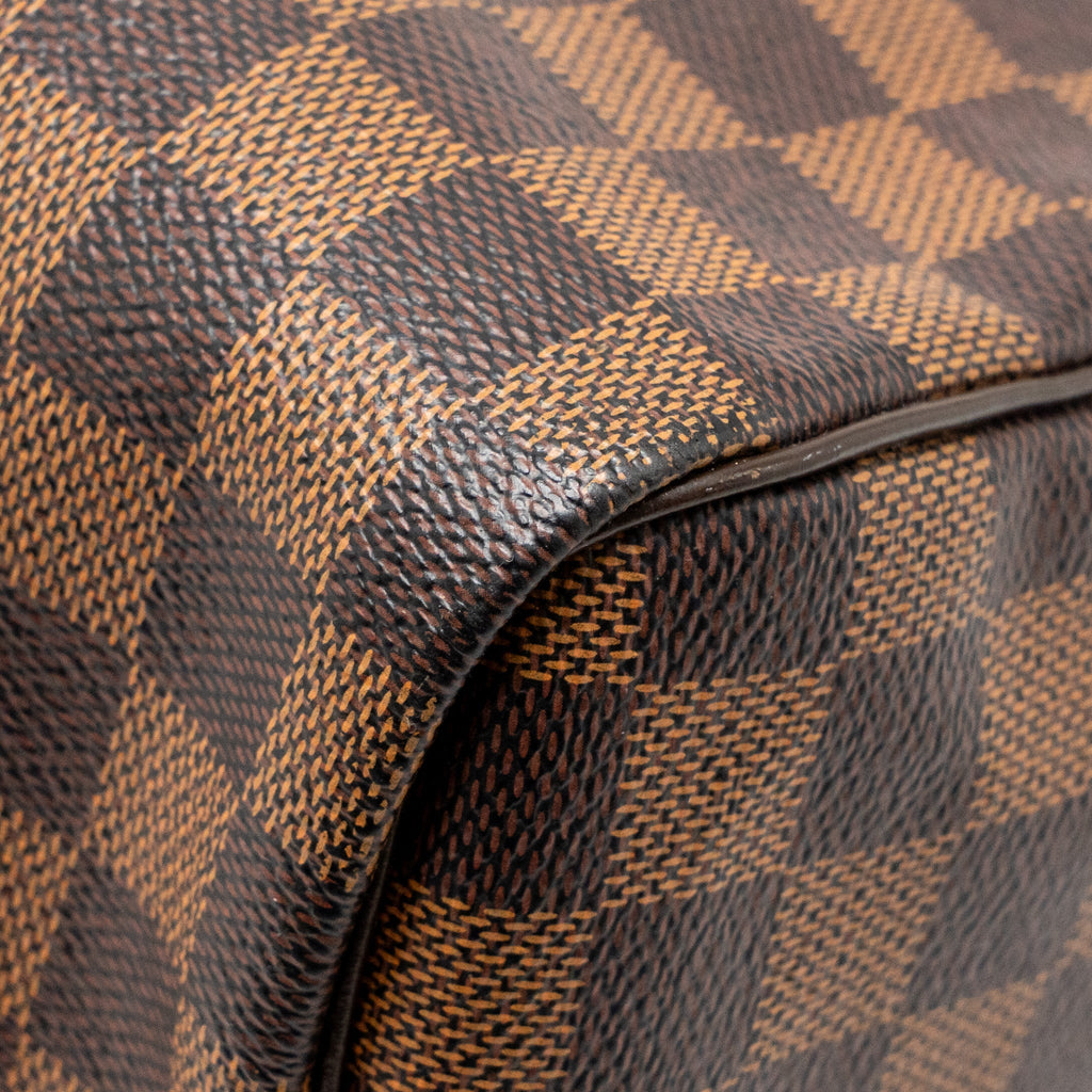 LOUIS VUITTON SPEEDY 30 DAMIER EBENE CANVAS GHW