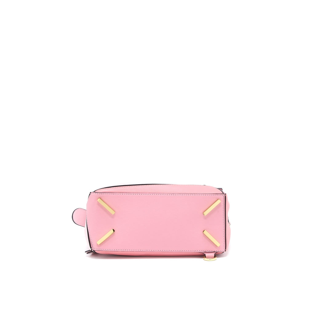 LOEWE SMALL PUZZLE BAG CALFSKIN MULTICOLOUR BLOCK GHW
