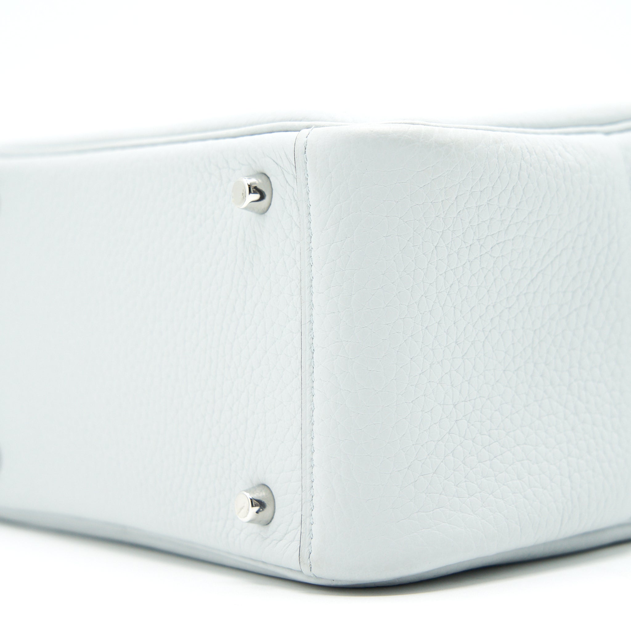 HERMES MINI LINDY 08 BLEU PALE SHW