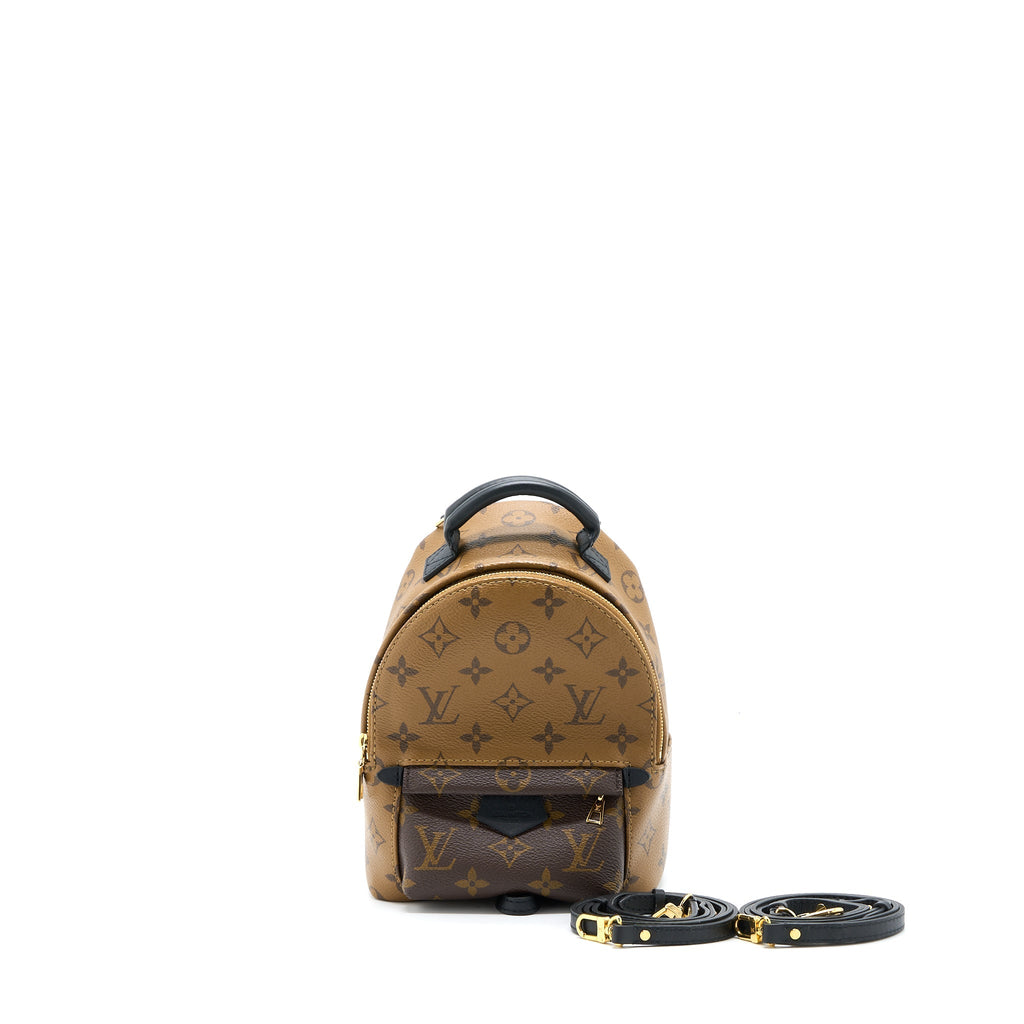 LOUIS VUITTON PALM SPRINGS MINI BACKPACK MONOGRAM REVERSE CANVAS GHW