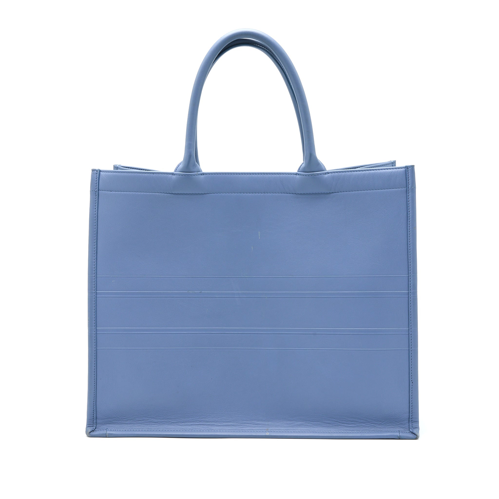 DIOR LARGE BOOK TOTE LIGHT BLUE