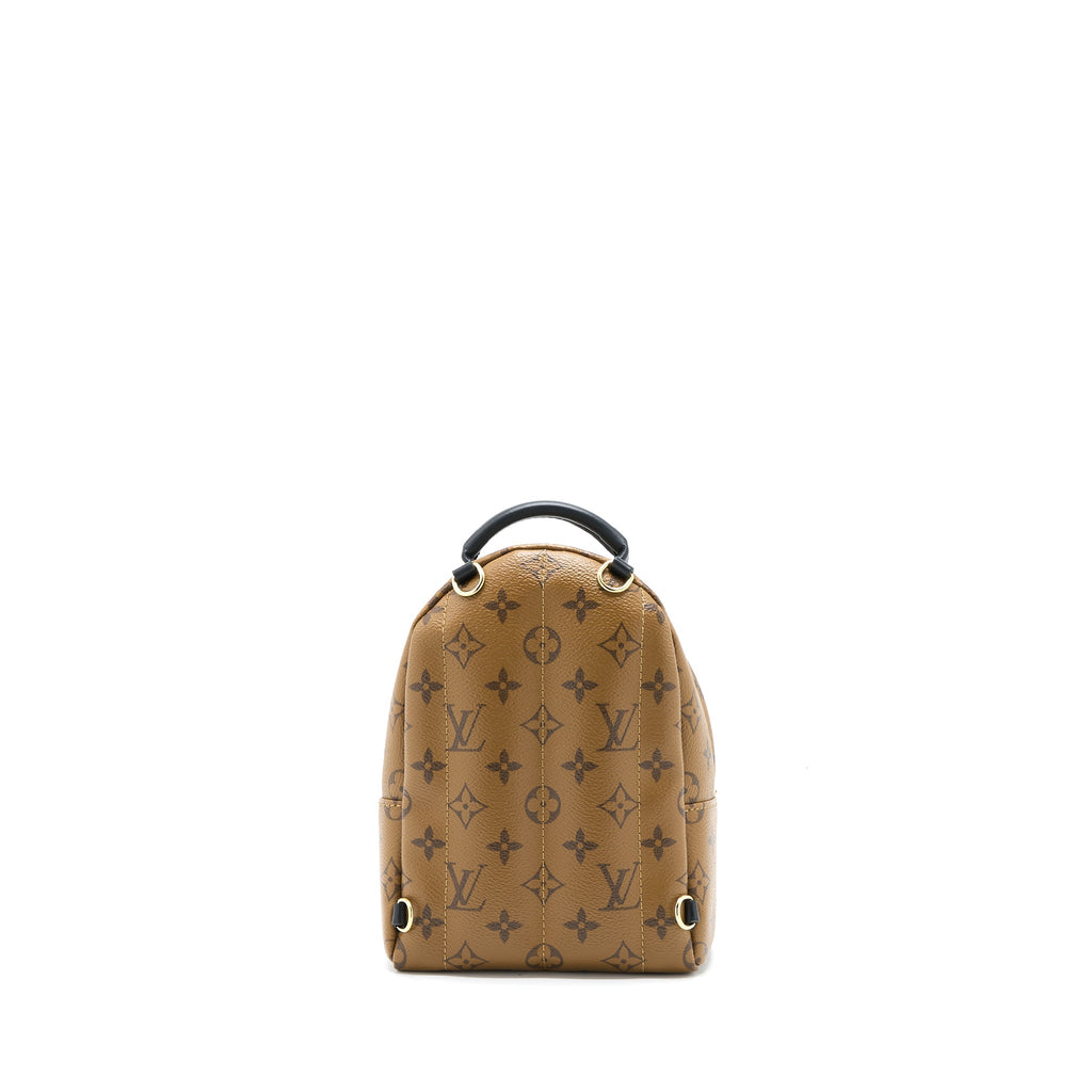 LOUIS VUITTON PALM SPRINGS MINI BACKPACK MONOGRAM REVERSE CANVAS GHW