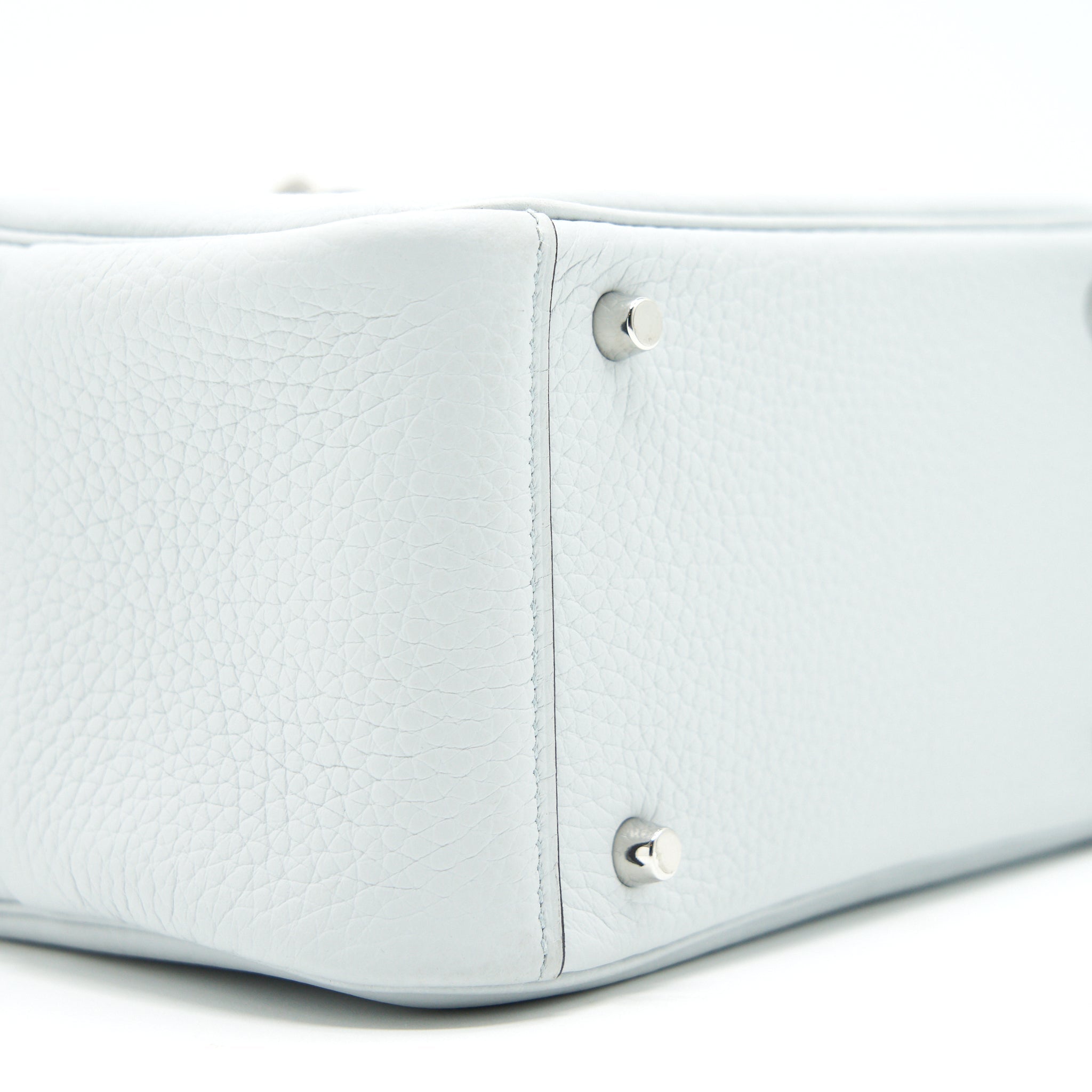 HERMES MINI LINDY 08 BLEU PALE SHW